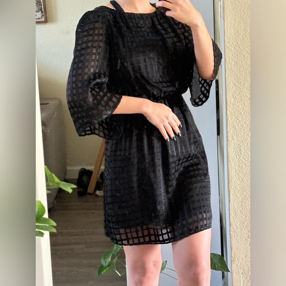 alice+olivia black dress